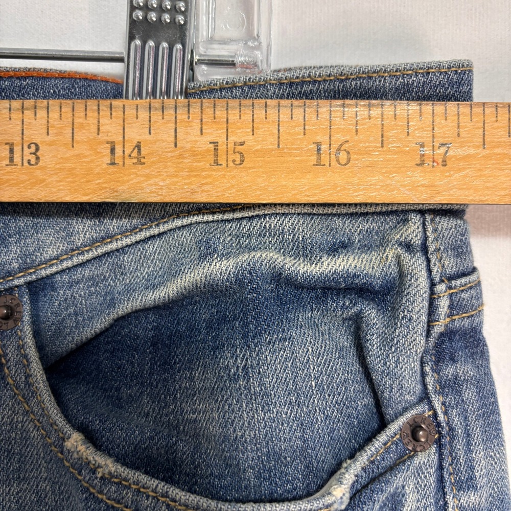 J. Crew Stretch Ankle Jeans Women 31 Blue Medium Wash Slim Straight Denim Casual - Picture 4 of 10